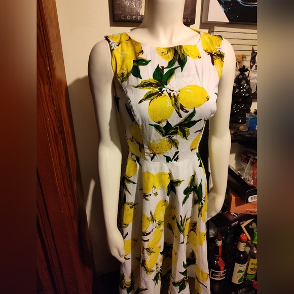 Grace Karin "Life's a Lemon" Pin up style Dress! - Picture 5 of 5